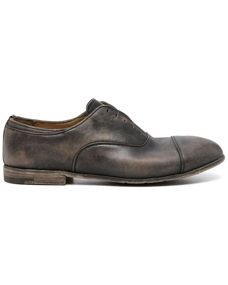 Premiata Oxford-Schuhe aus Leder Schwarz