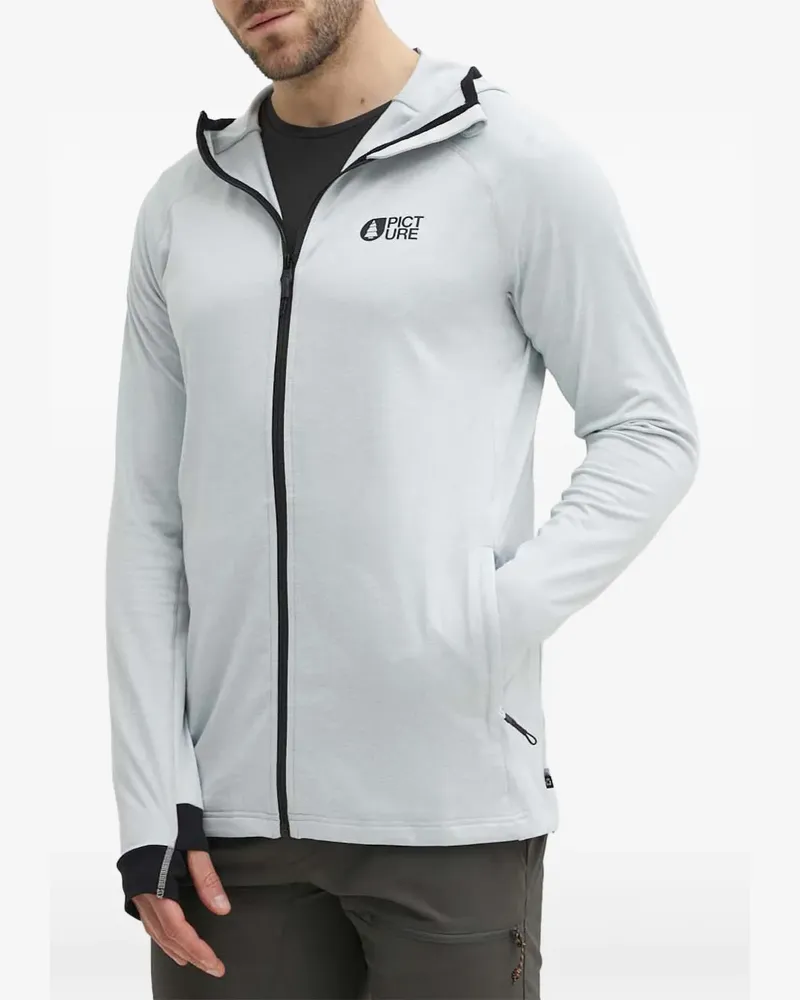 Picture Kapuzenjacke mit Logo-Print - Grau Grau