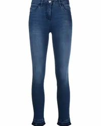 Patrizia Pepe Skinny-Jeans mit hohem Bund Blau