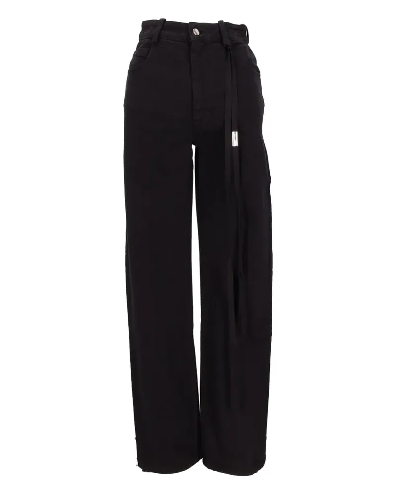 Ann Demeulemeester Jeans im Five-Pocket-Design - Schwarz Schwarz