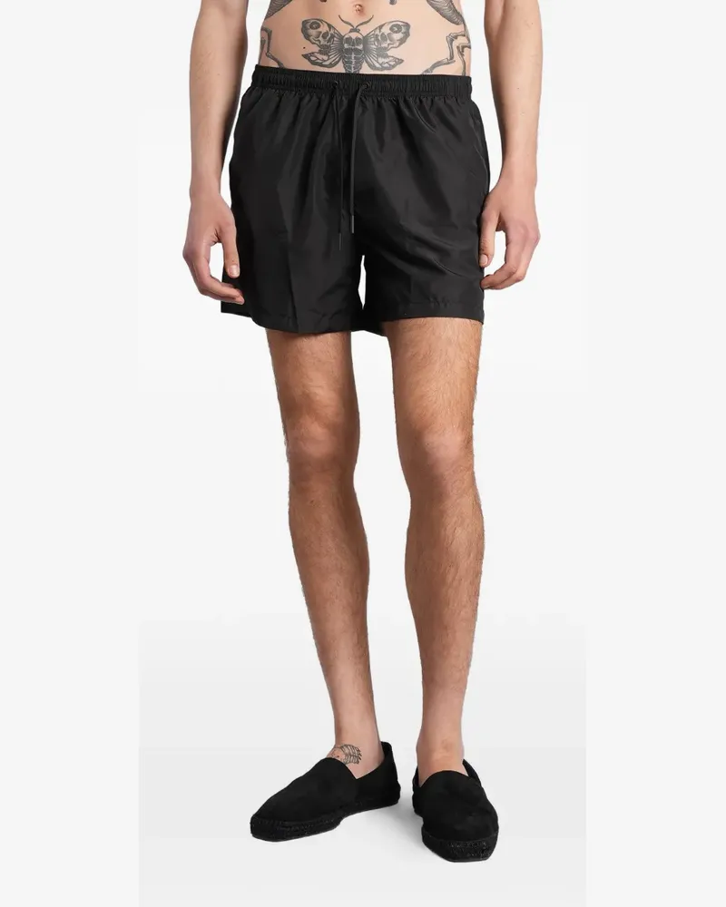 Tagliatore Badeshorts mit Kordelzug - Schwarz Schwarz