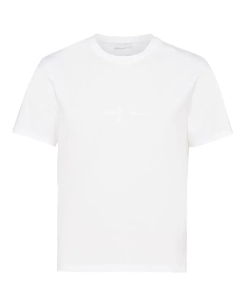 Prada Klassisches T-Shirt - Weiß Weiß