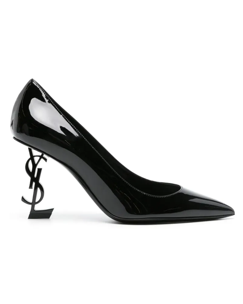 Saint Laurent Opyum Pumps mit Cassandre-Logo 110mm - Schwarz Schwarz