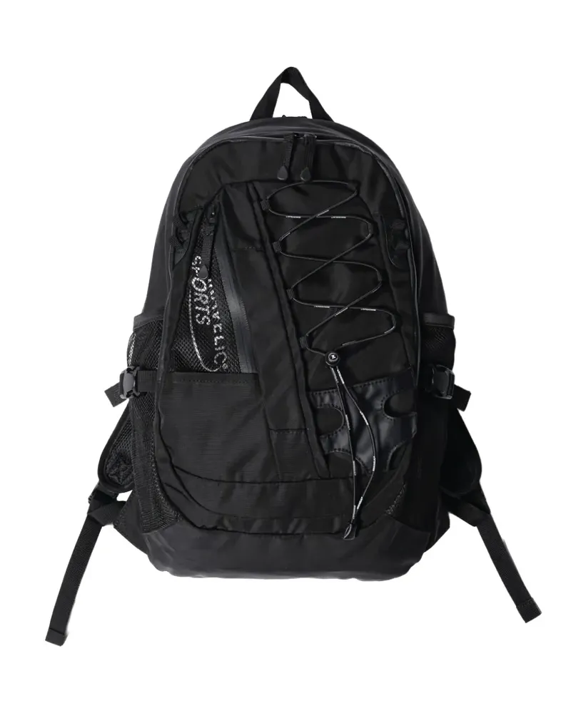 Makavelic Rucksack mit Kordelzug - Schwarz Schwarz