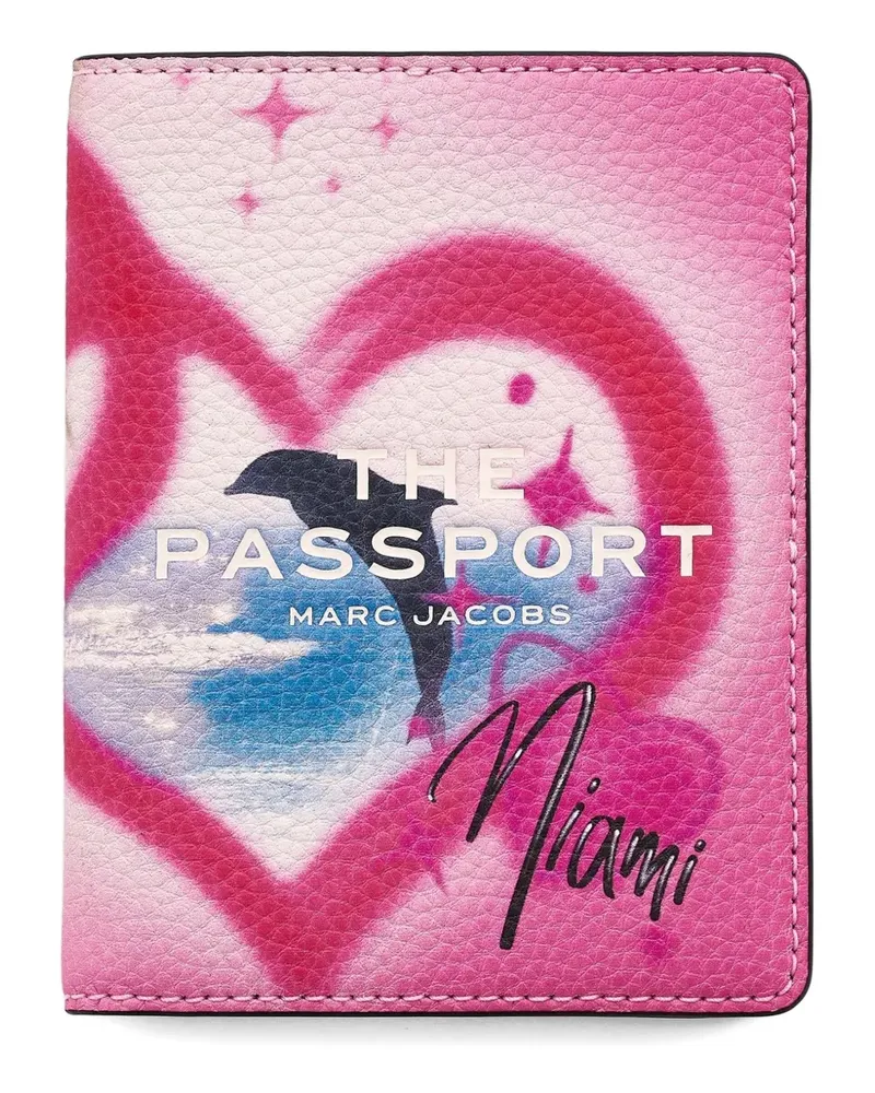 Marc Jacobs The City Pass-Etui - Rosa Rosa