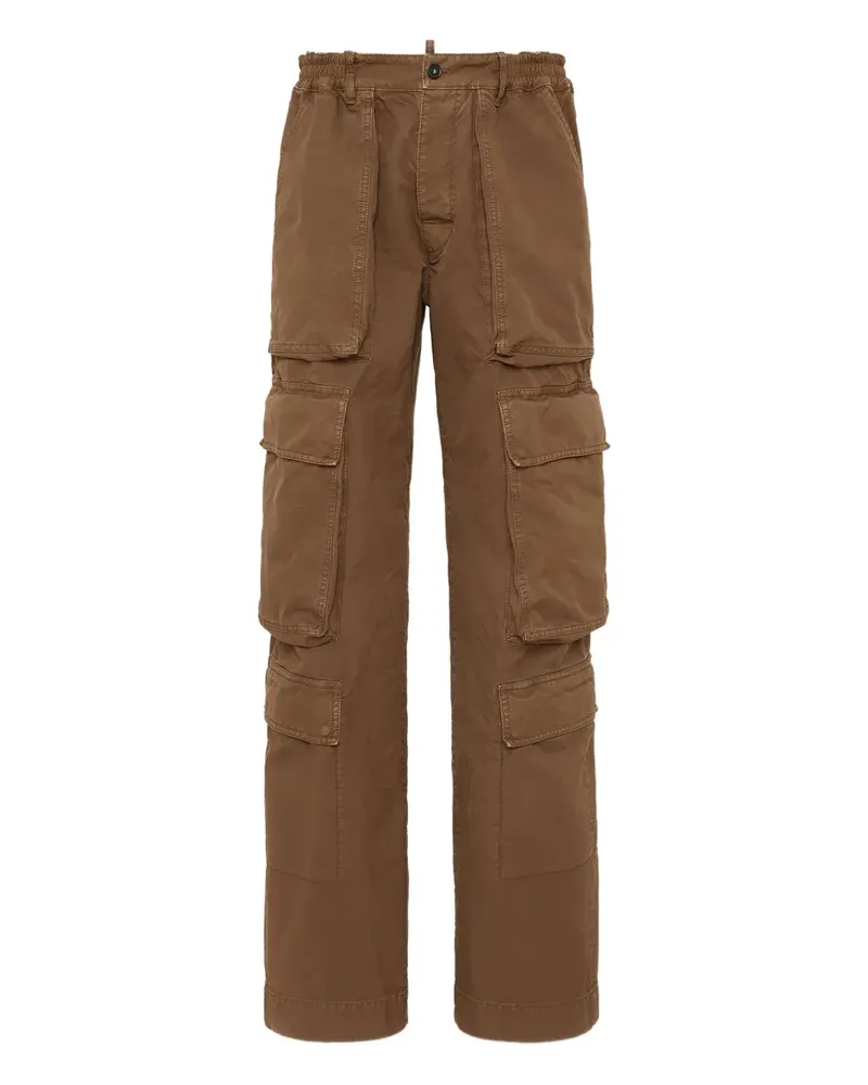 Dsquared2 Icon Big Hose mit Taschen - Braun Braun