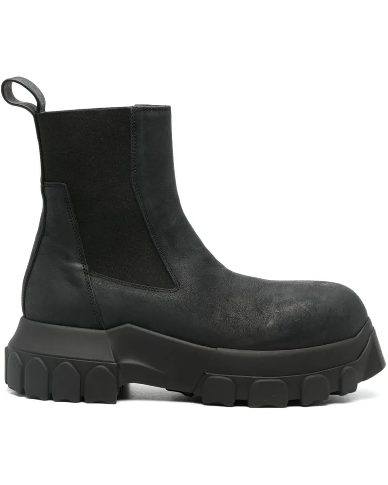 Rick Owens Beatle Bozo Tractor Stiefel Schwarz