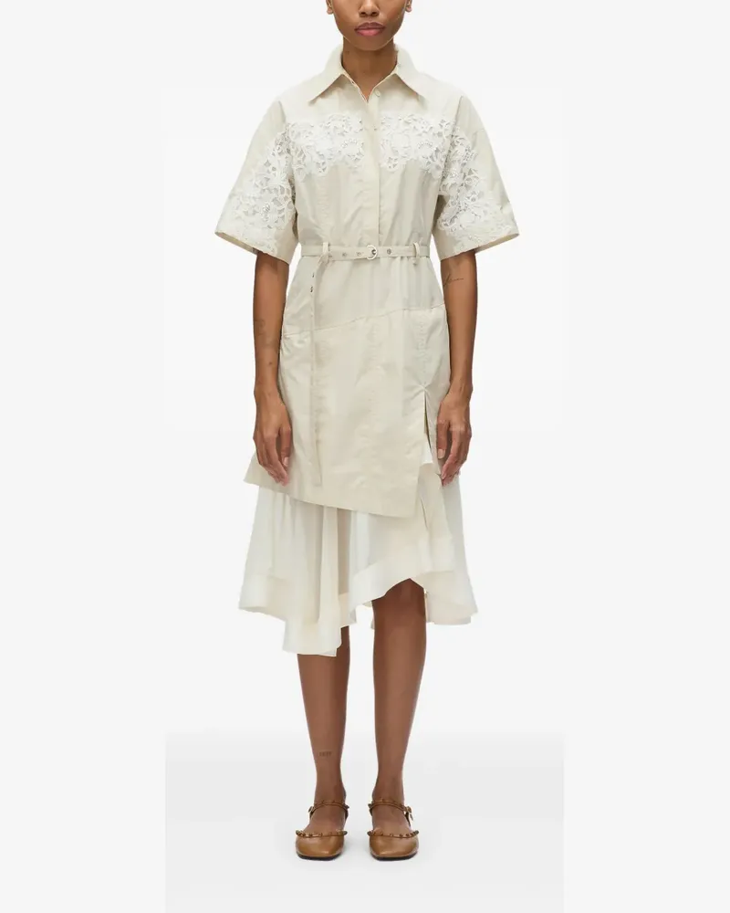 3.1 phillip lim Asymmetrisches Kleid - Weiß Weiß