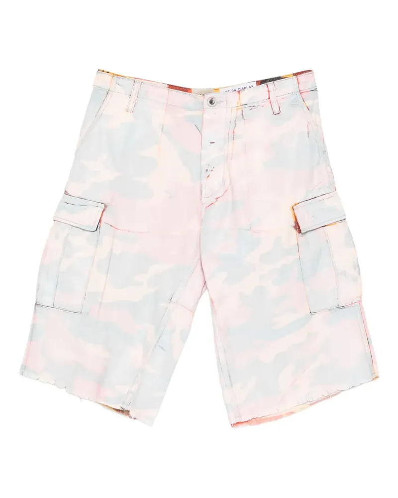 GALLERY DEPT. Cargo-Shorts mit Camouflage-Print - Rosa Rosa