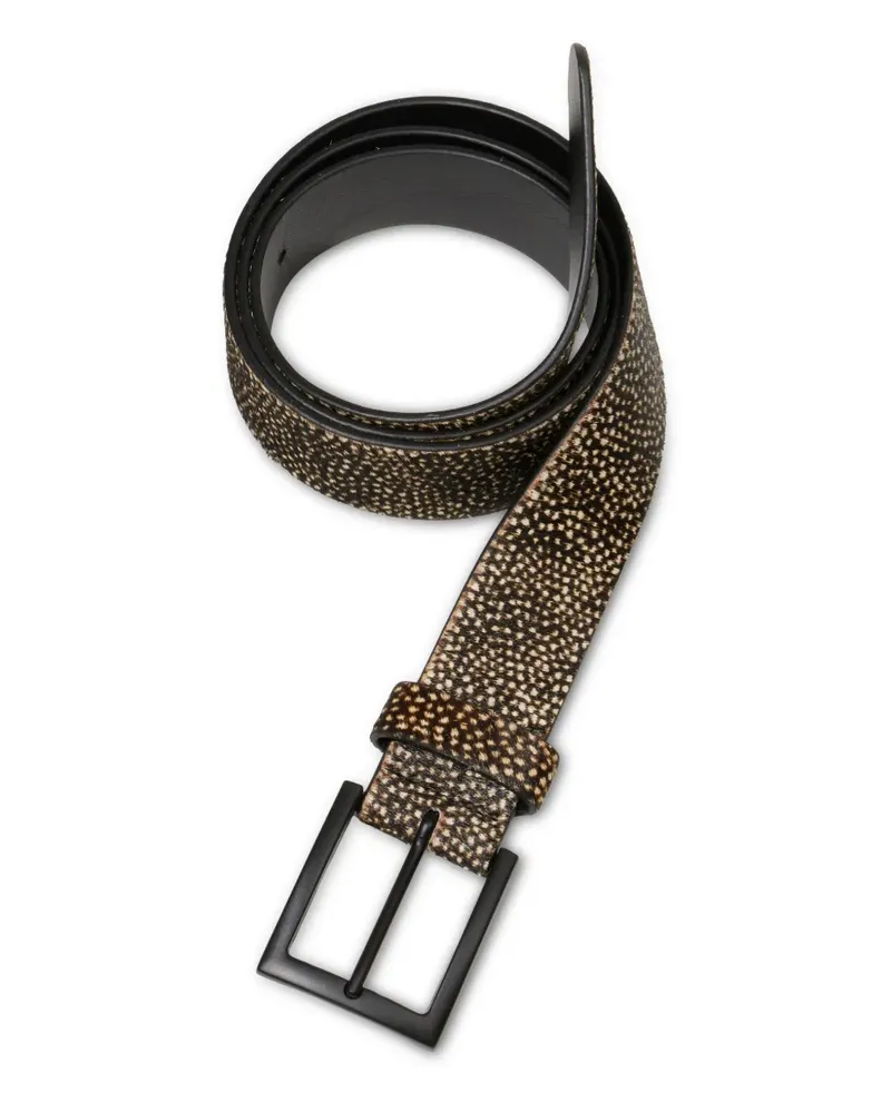 Osklen Gürtel aus Kalbshaar - Schwarz Schwarz