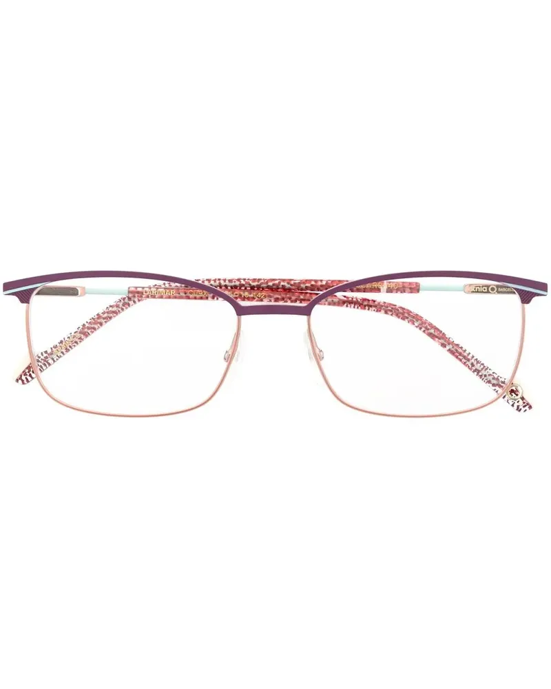 Etnia Barcelona Texturierte Larimar Brille - Violett Violett