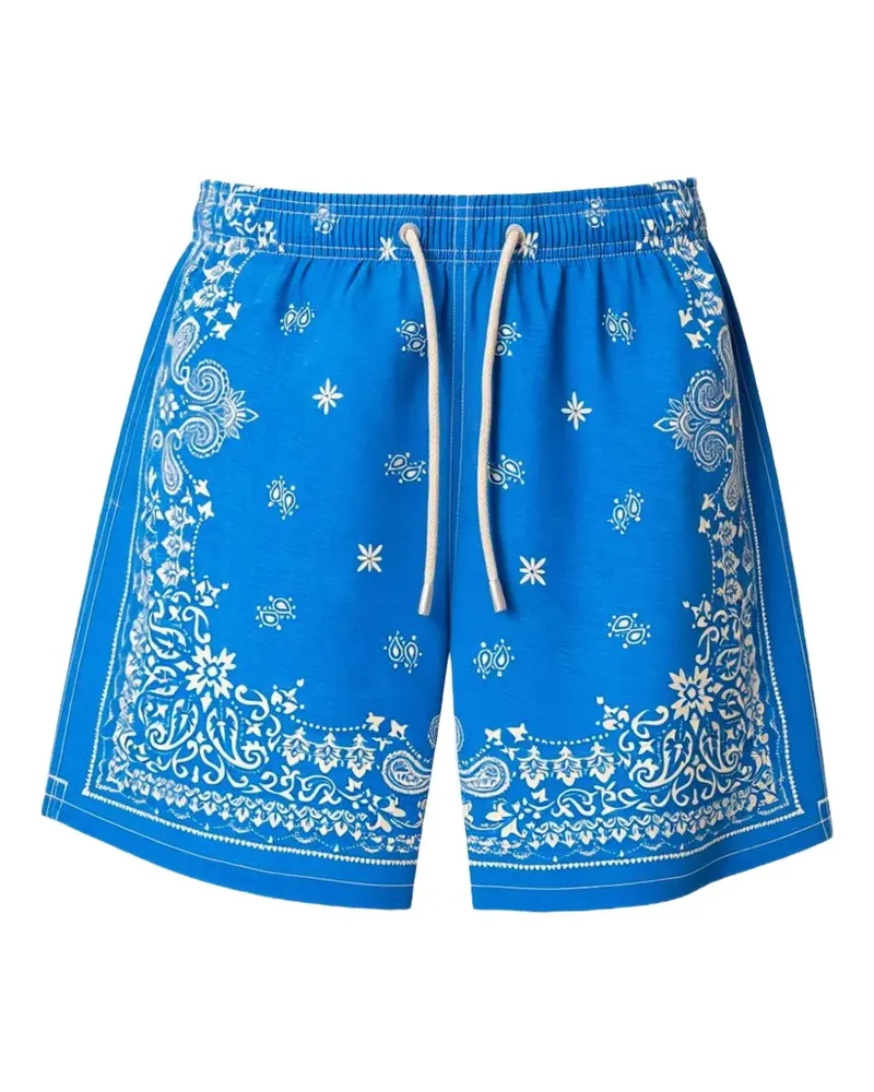 MC2 Saint Barth Gustavia Badeshorts mit Paisley-Print - Blau Blau