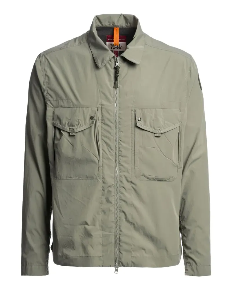 Parajumpers Hemdjacke mit Klappentasche - Grün Grün