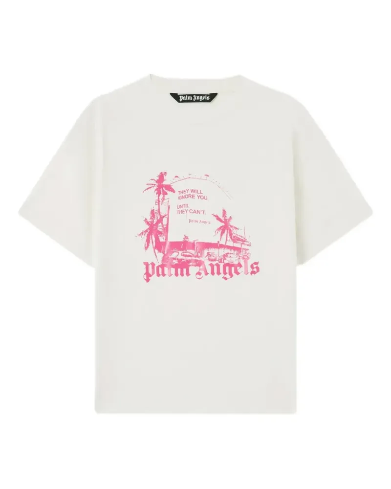 Palm Angels Palm Statement T-Shirt - Weiß Weiß