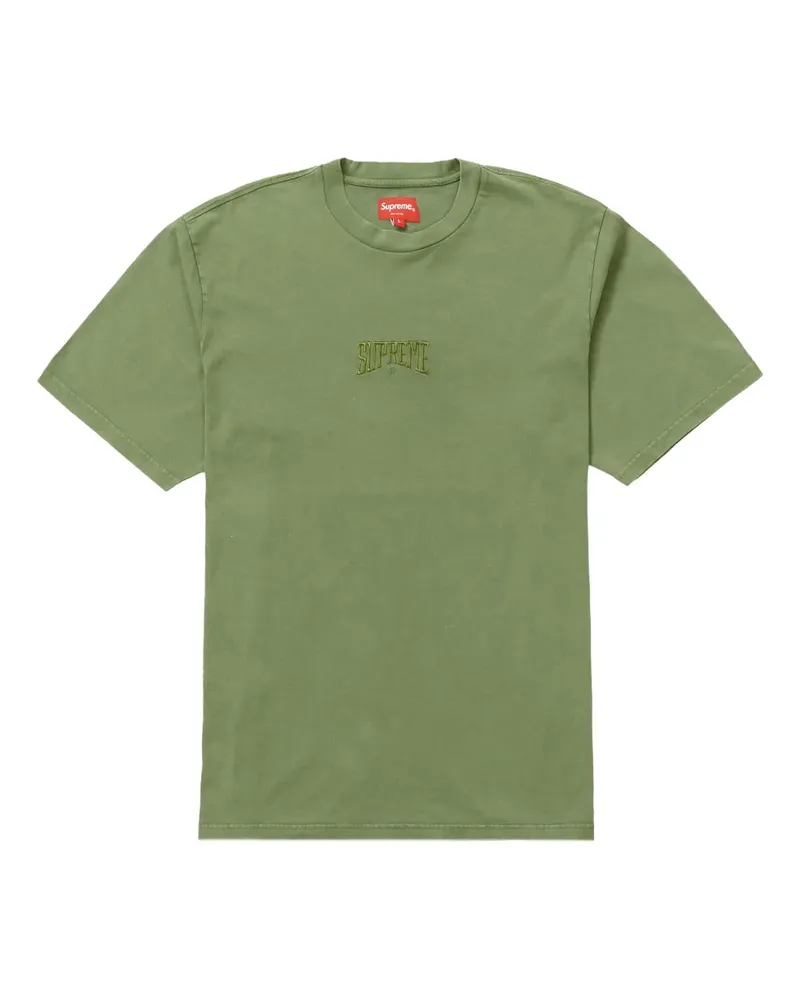 Supreme Being T-Shirt mit Acid-Wash-Effekt - Grün Grün