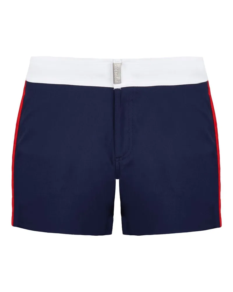 Vilebrequin Merle Badeshorts in Colour-Block-Optik - Blau Blau