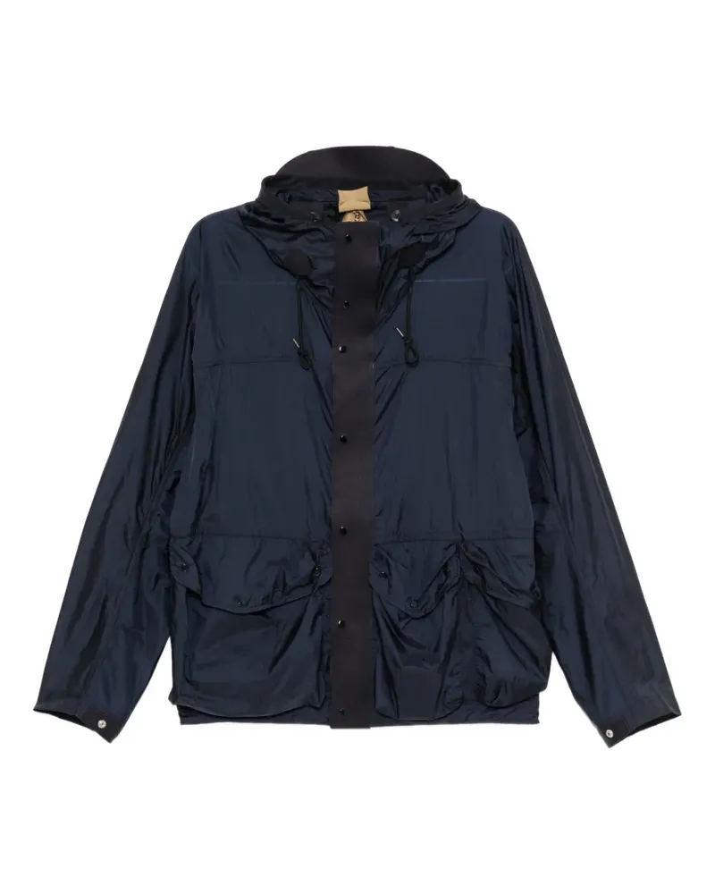 Ten c Kapuzenjacke mit Druckknöpfen - Blau Blau