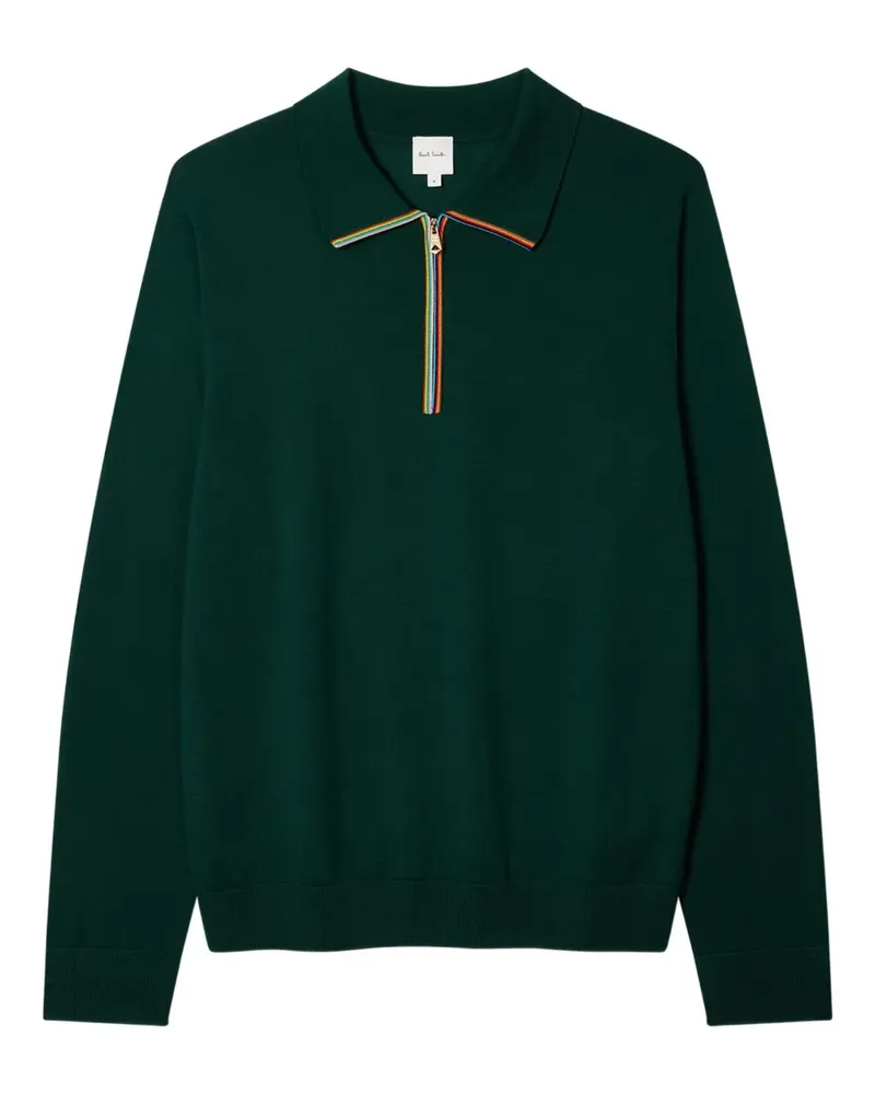 Paul Smith Poloshirt mit Reißverschluss - Grün Grün