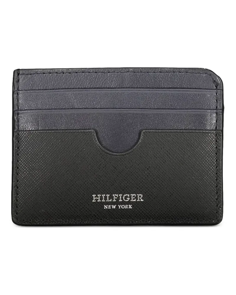 Tommy Hilfiger saffiano-leather card holder - Schwarz Schwarz