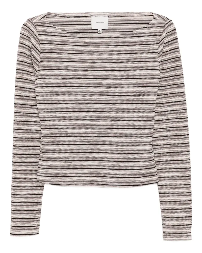 Reformation T-Wiley Oberteil - Grau Grau