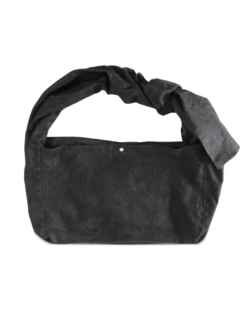 Omar Afridi Lidia Tote Bag mit Knoten - Grau Grau