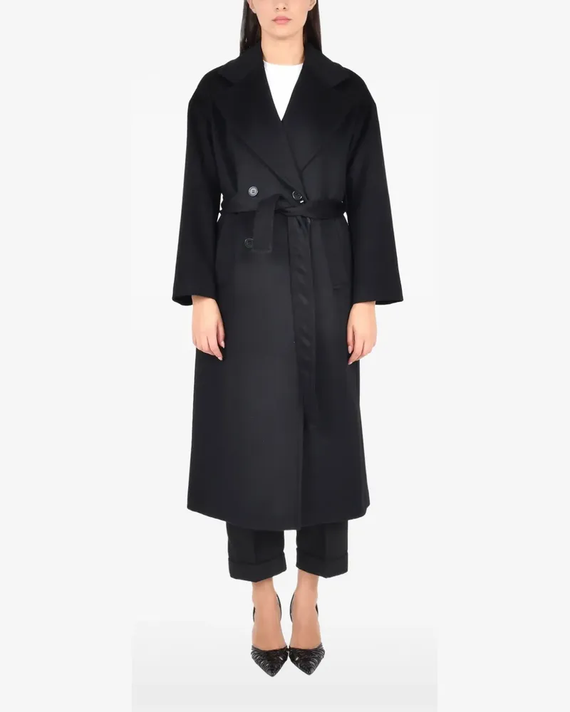 Pennyblack Mantel mit Gürtel - Schwarz Schwarz