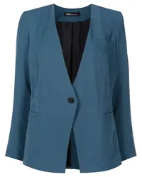 Uma Raquel Davidowicz Blazer mit Knopfverschluss Blau