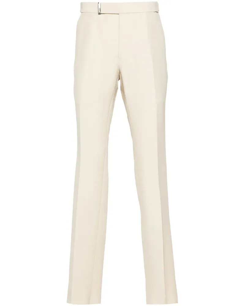 Tom Ford Klassische Twill-Hose - Nude Nude