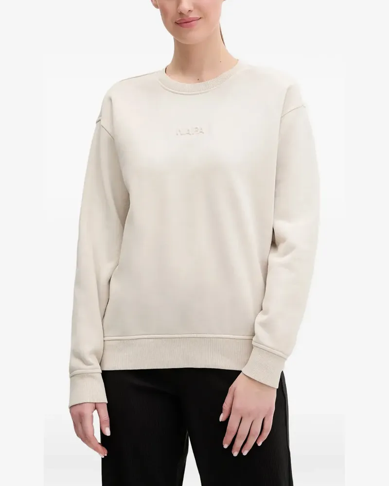 Napapijri B-Azure logo crew-neck sweatshirt - Nude Nude