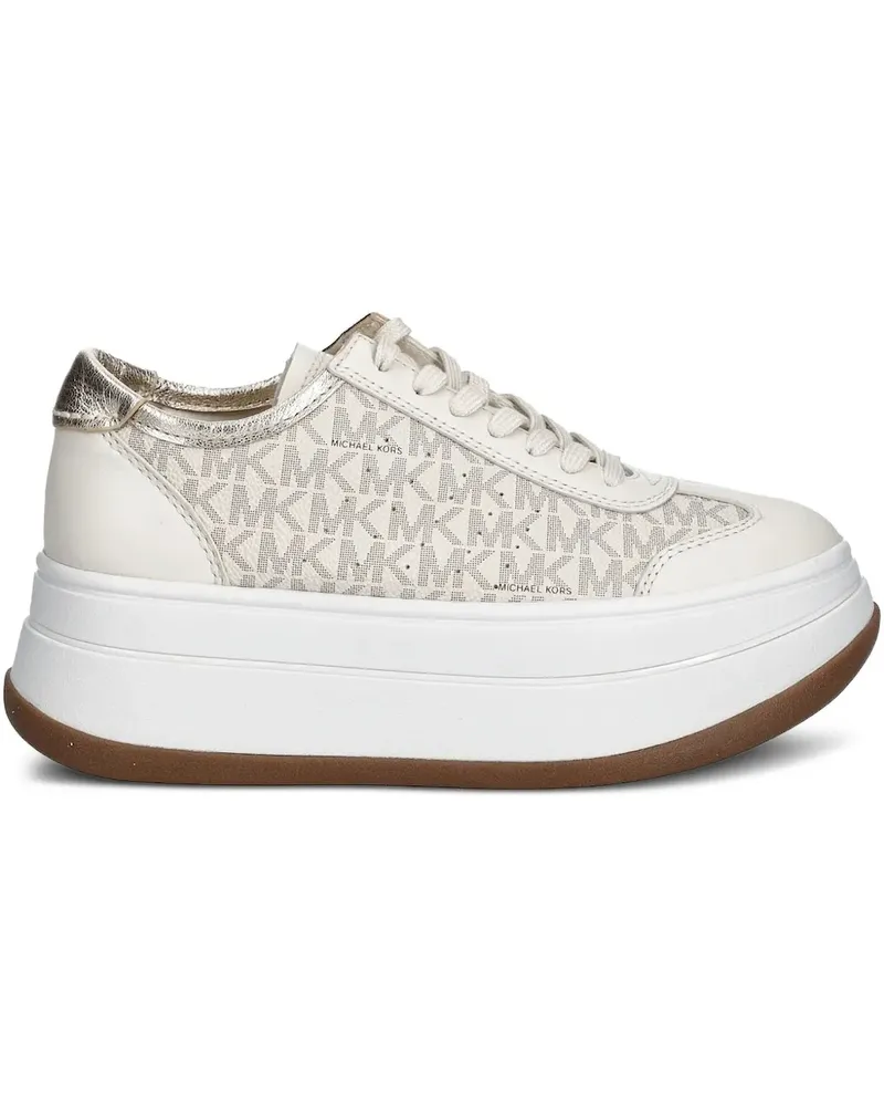 Michael Kors Mabel Plateau-Sneakers - Weiß Weiß