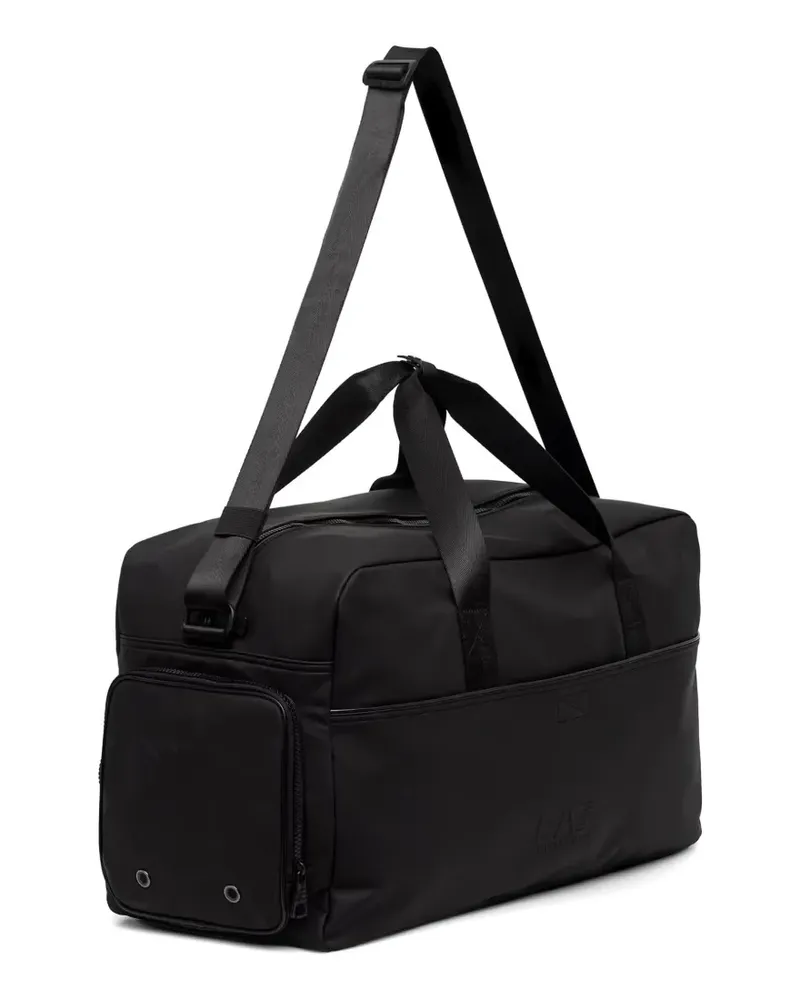 EA7 logo-embossed adjustable-strap holdall - Schwarz Schwarz