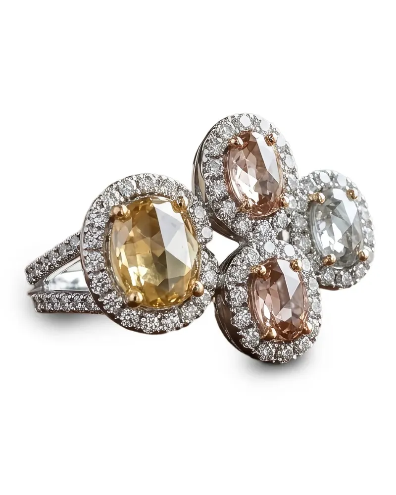 HYT Jewelry diamond cocktail ring - Silber Silber