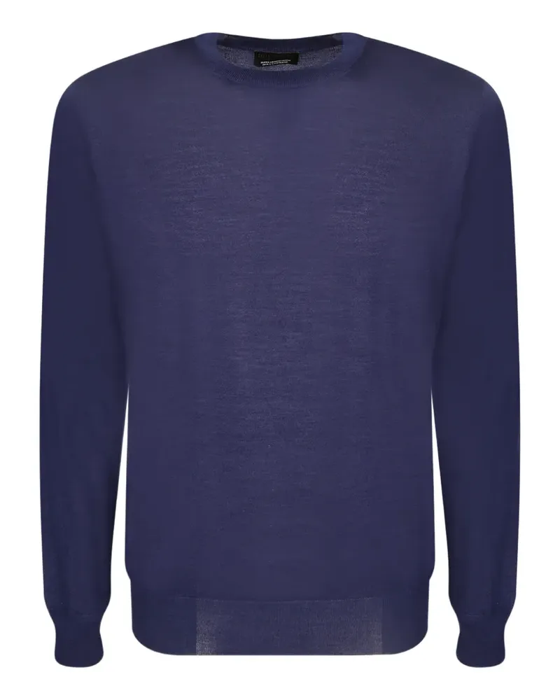 Dell'oglio Pullover mit rundem Ausschnitt - Blau Blau