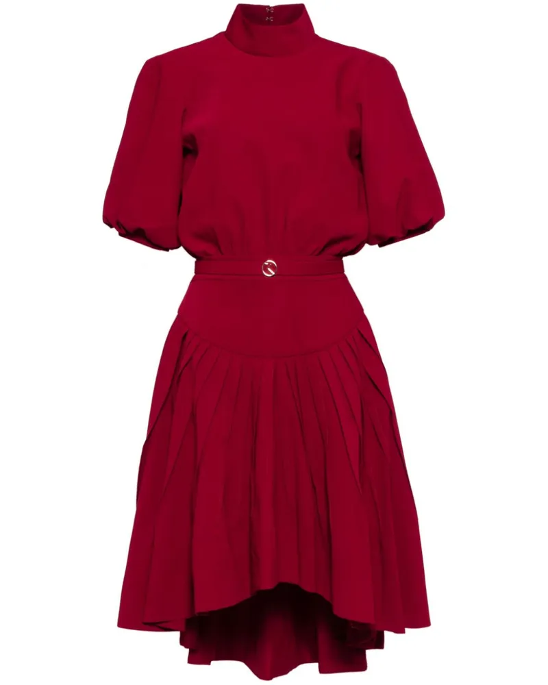 Saiid Kobeisy Kurzes Kreppkleid - Rot Rot