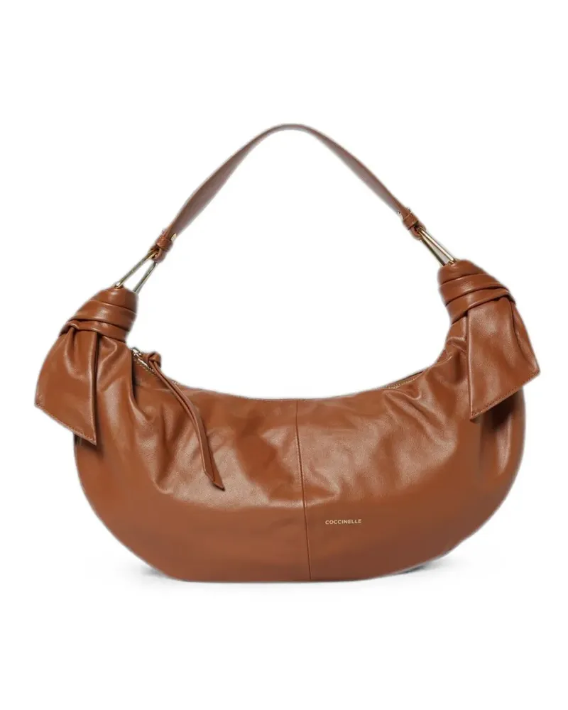 Coccinelle medium Furoshiki shoulder bag - Braun Braun