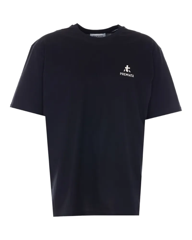 Premiata logo-print t-shirt - Blau Blau