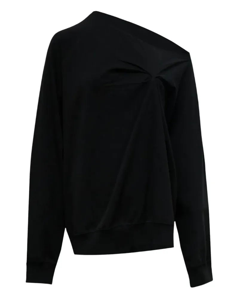 HACHE Schulterfreies T-Shirt - Schwarz Schwarz