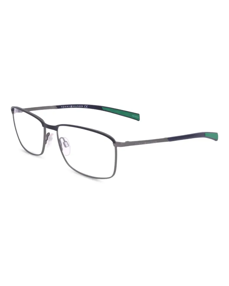 Tommy Hilfiger Brille mit eckigem Gestell - Silber Silber