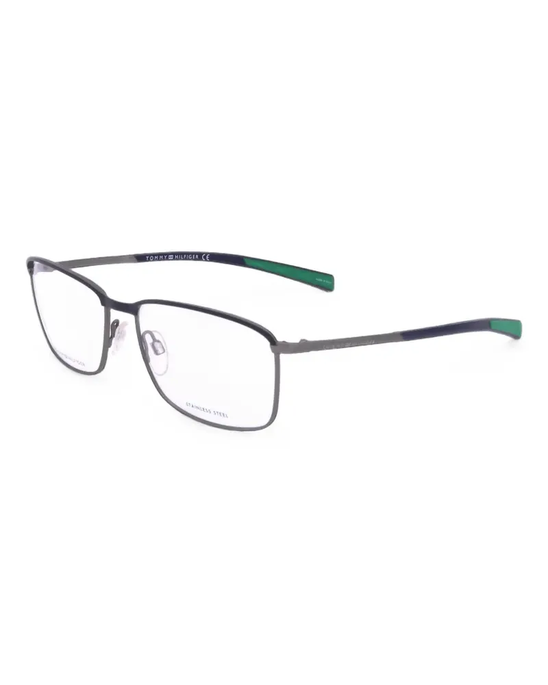 Tommy Hilfiger rectangle-frame glasses - Silber Silber
