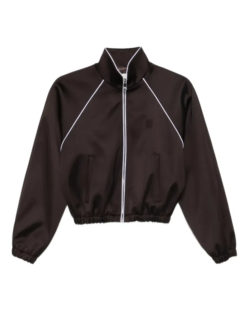 Sandro Cropped-Jacke mit Paspeln - Braun Braun