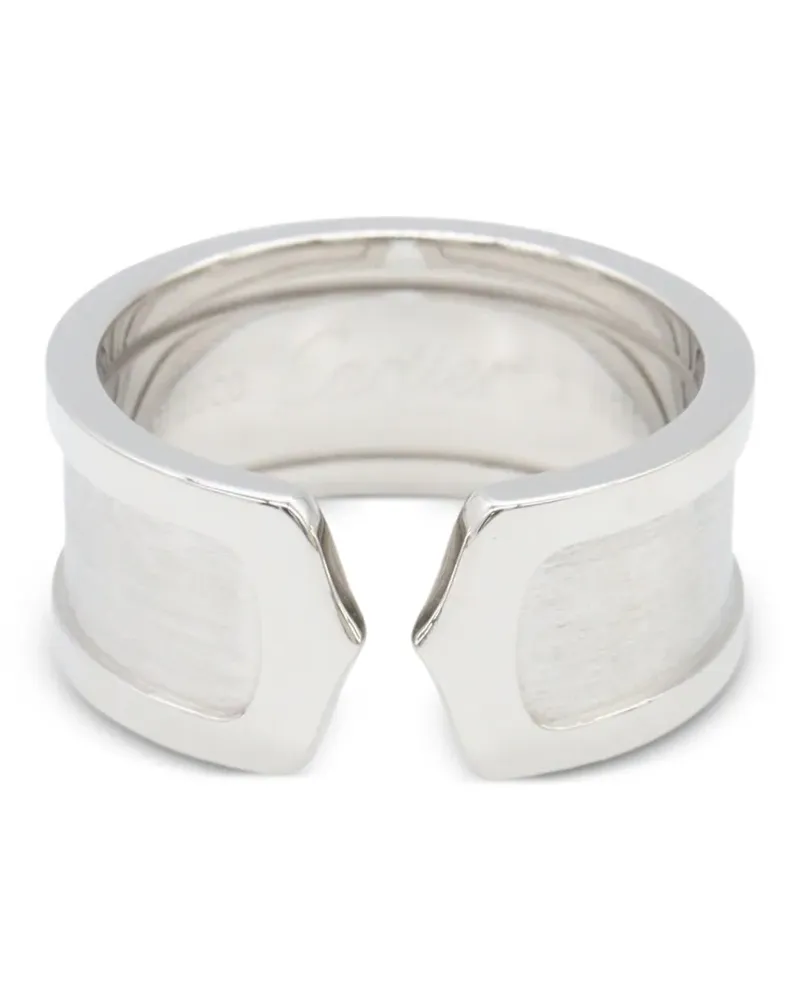 Cartier 2010s großer C2 Ring - Silber Silber