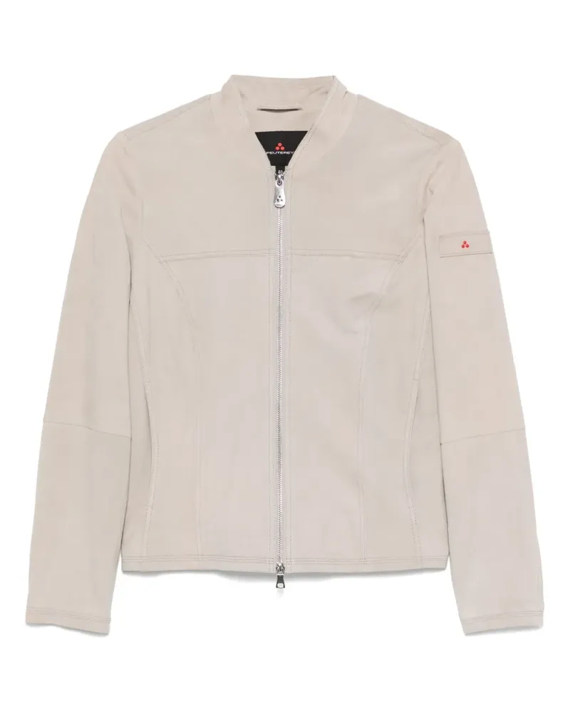 Peuterey Jacke aus Wildleder - Grau Grau