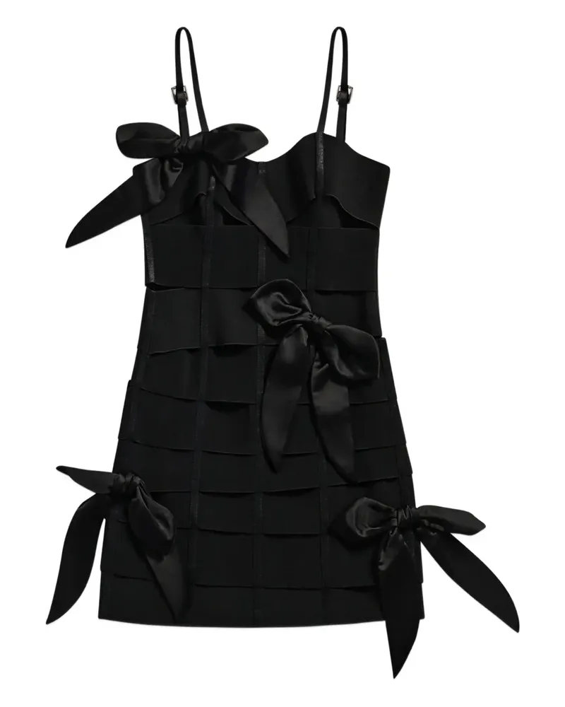 Area Minikleid im Bandage-Design - Schwarz Schwarz