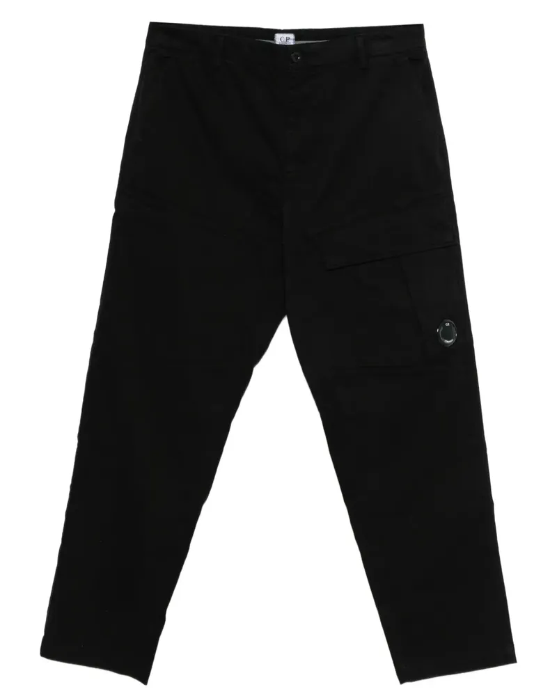 C.P. Company Hose mit aufgesetzter Tasche - Schwarz Schwarz