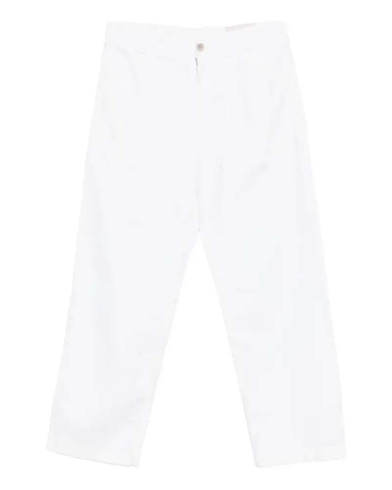 Original Vintage Style belt loops trousers - Weiß Weiß