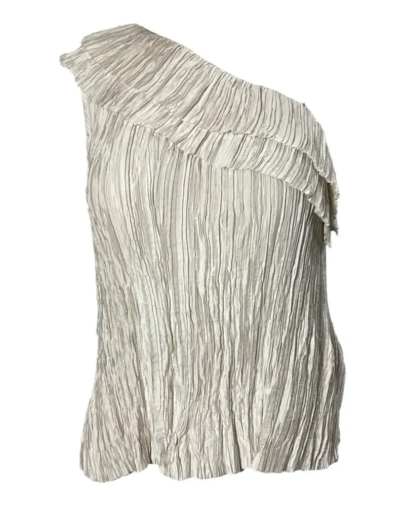 Ulla Johnson one-shoulder blouse - Nude Nude