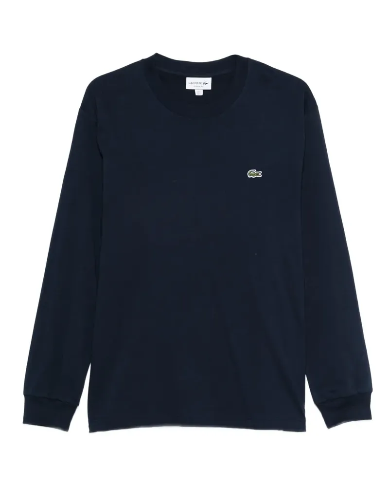 Lacoste Sweatshirt mit Logo-Patch - Blau Blau