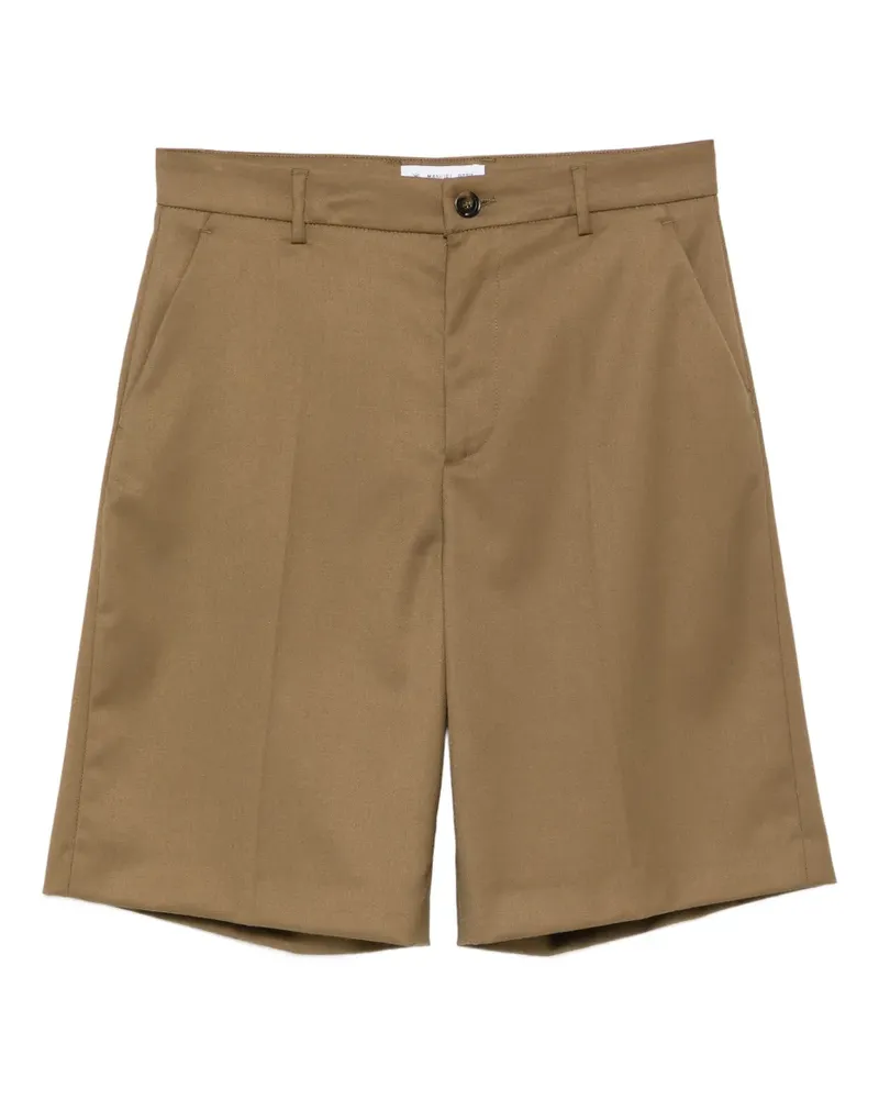 Manuel Ritz Shorts mit Gürtelschlaufen - Grün Grün