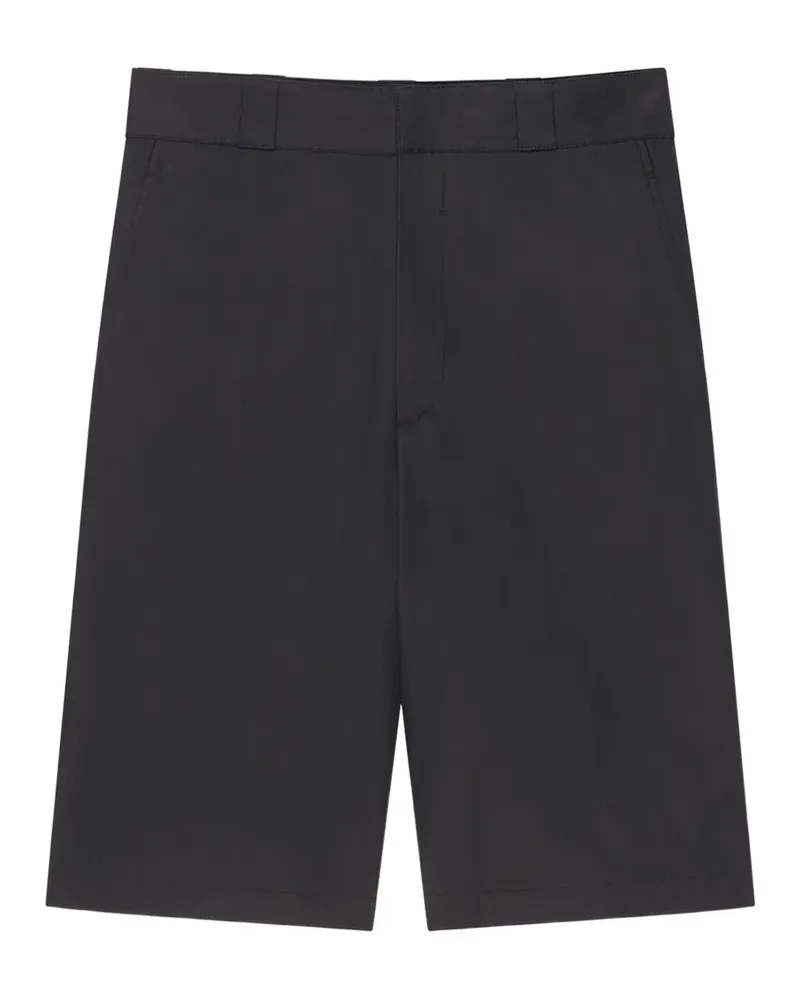 Givenchy logo-patch chino shorts - Schwarz Schwarz