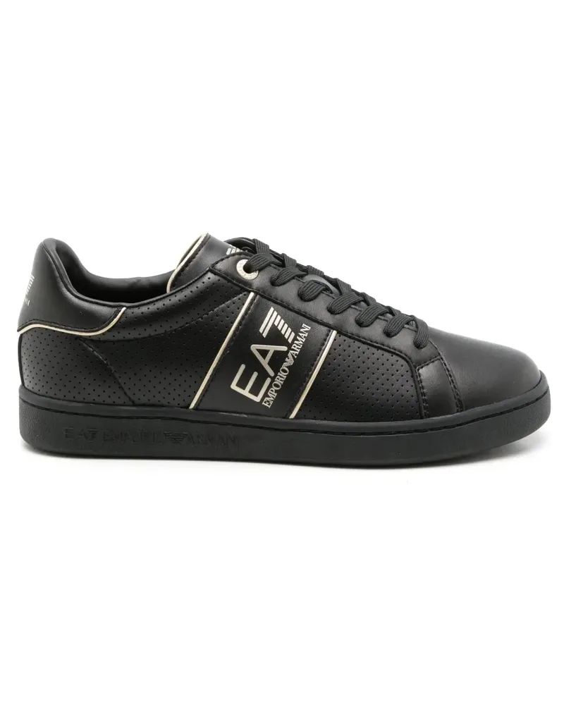 EA7 Klassische Sneakers - Schwarz Schwarz
